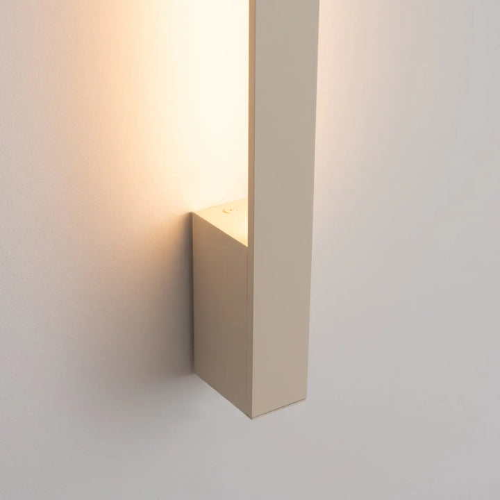Applique murale sappo 120 led beige minimaliste avec six variantes dont vert olive pour un éclairage moderne