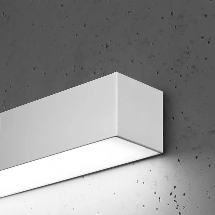 Applique murale pinne 150 blanc minimaliste avec module led et paramètres d’éclairage modernes pour intérieur élégant