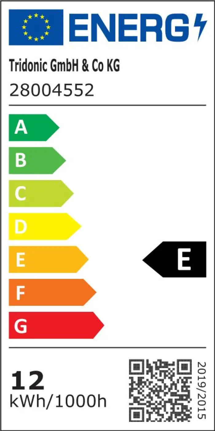 Étiquette énergie pour applique murale ivar 4000k blanc de tridonic gmbh avec un confort d’utilisation et design expressif