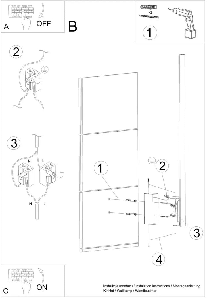 Applique Murale | LAHTI M 4000K (Blanc)