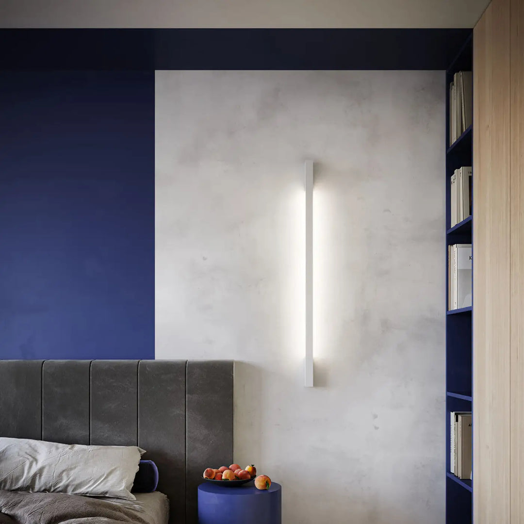 Applique murale sappo m 3000k blanc avec module led intégré et boîtier étroit pour intérieur moderne