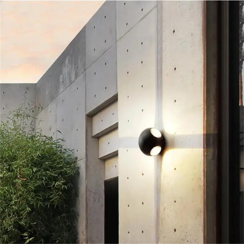 Applique Murale LED Boule Aluminium