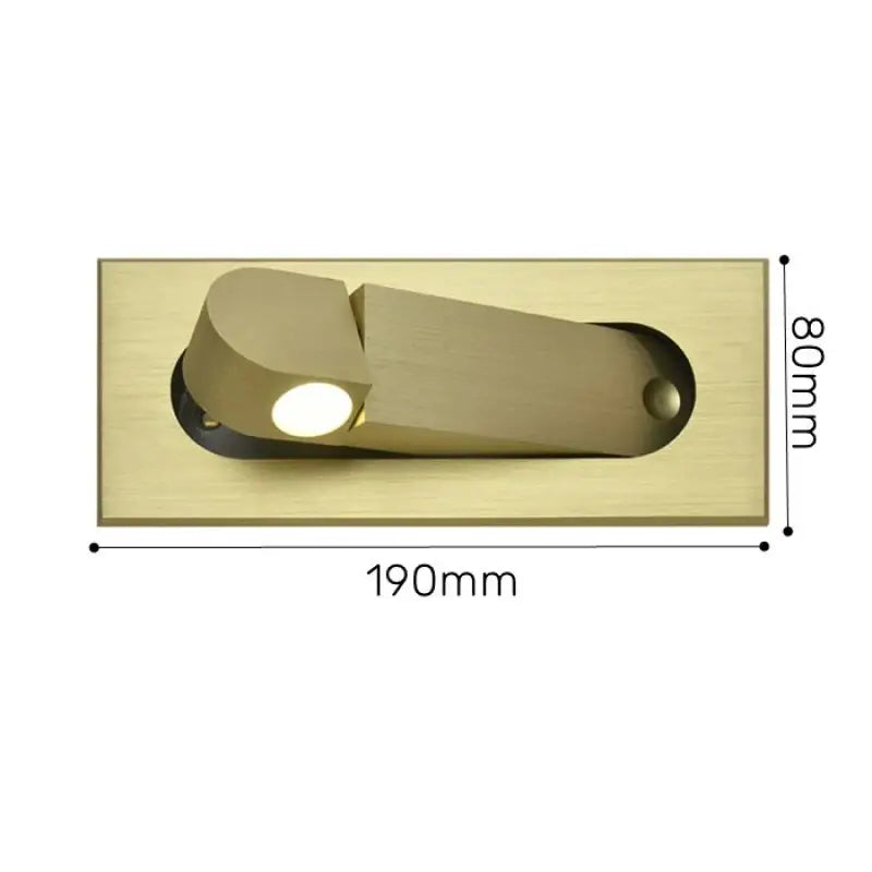 Applique Murale LED De Couloir Discrète Et Pliable En Métal