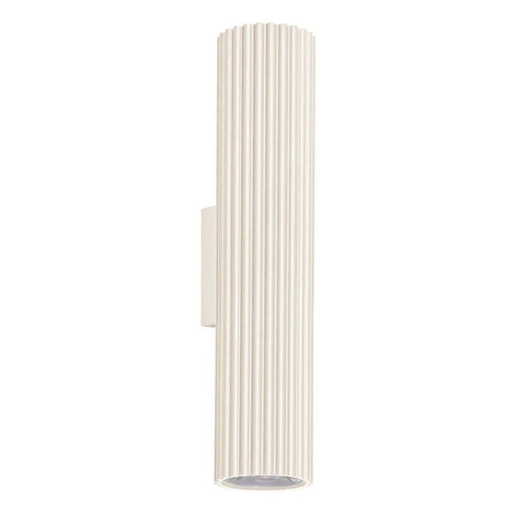 Applique murale cannelée IVAR beige vue d'ensemble