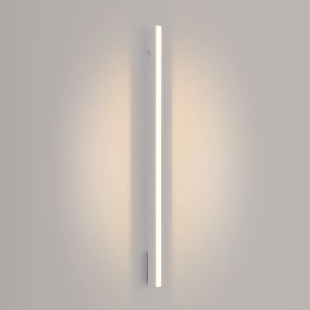 Applique murale lagom 120 blanc led avec design minimaliste et excellente finition pour un éclairage d ambiance doux