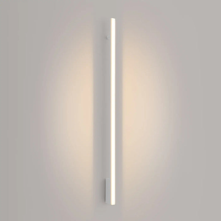 Applique murale lagom 120 blanc led avec design minimaliste et excellente finition pour un éclairage d ambiance doux
