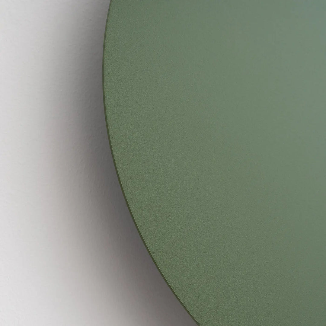 Applique murale BORGEN vert olive éteinte, détail du bord