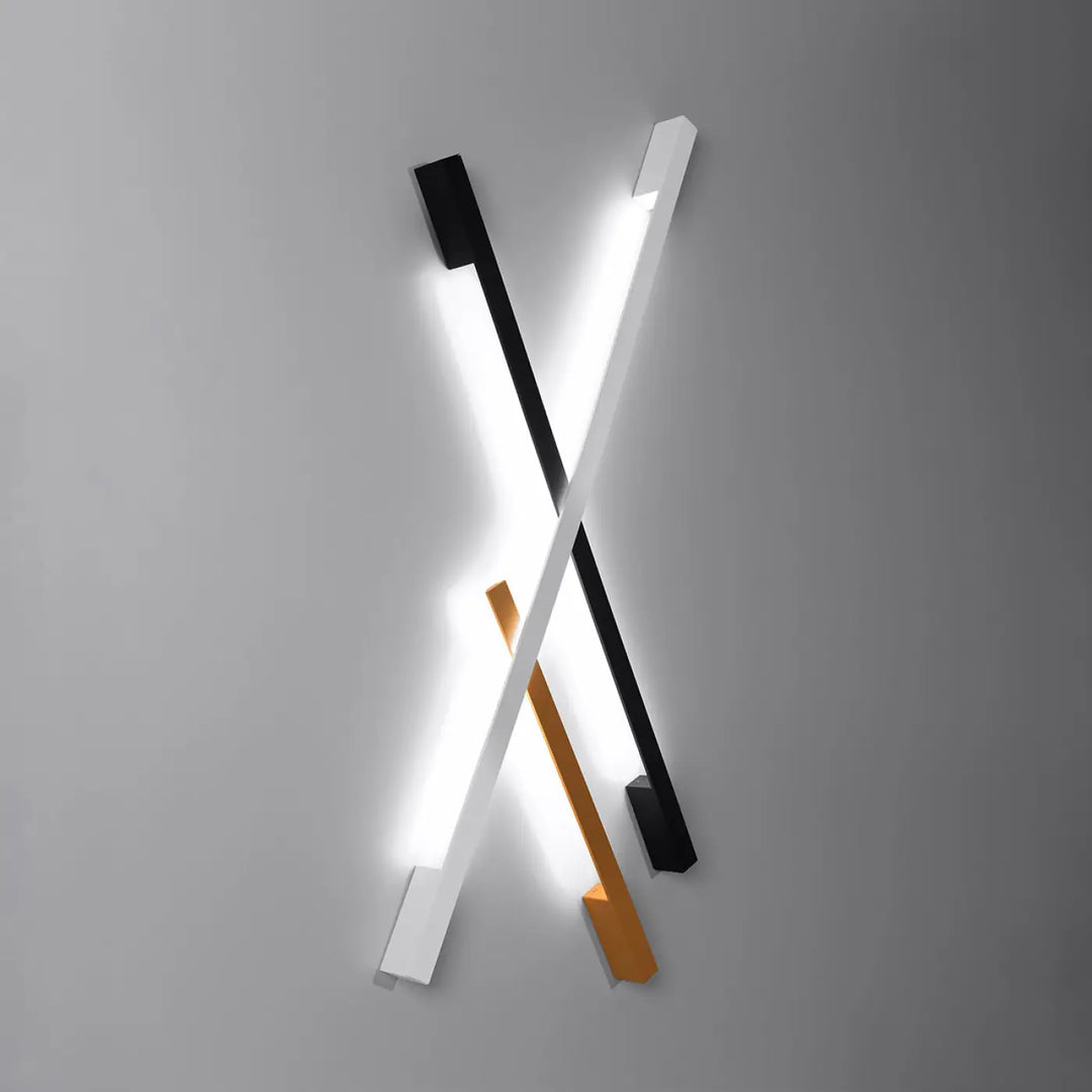 Applique murale lahti s 4000k doré avec module led noir blanc et or pour solutions imprévisibles design minimaliste