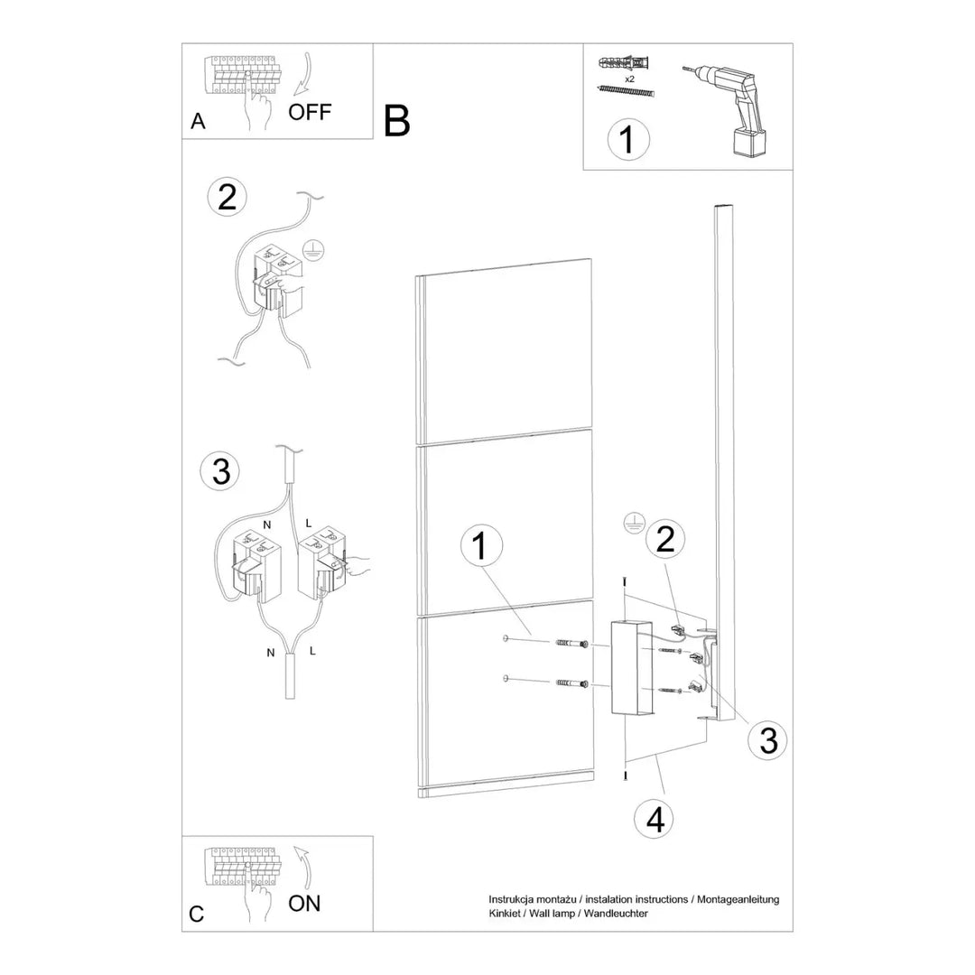 Applique murale lahti s doré avec module led intégré et design rectangulaire blanc pour solutions imprévisibles