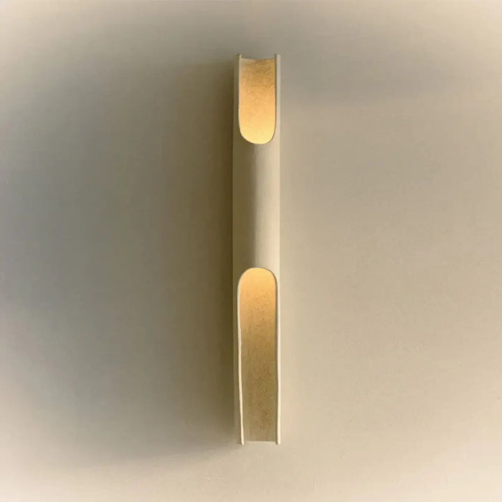 Applique murale led dorée style minimaliste beige élégant
