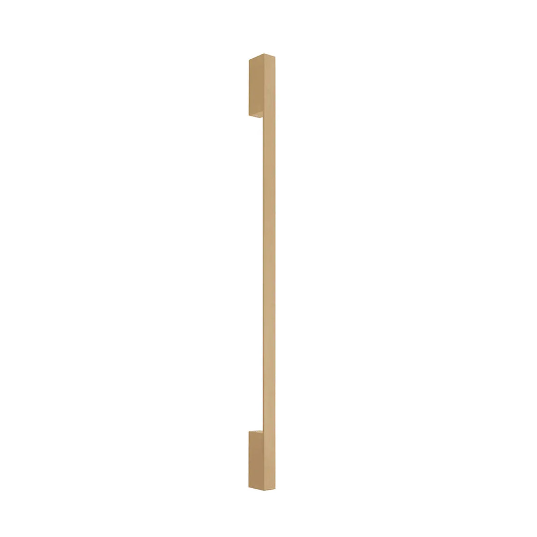 Applique murale sappo m 4000k doré avec poignée en métal brossé doré minimaliste adaptée au boîtier étroit module led