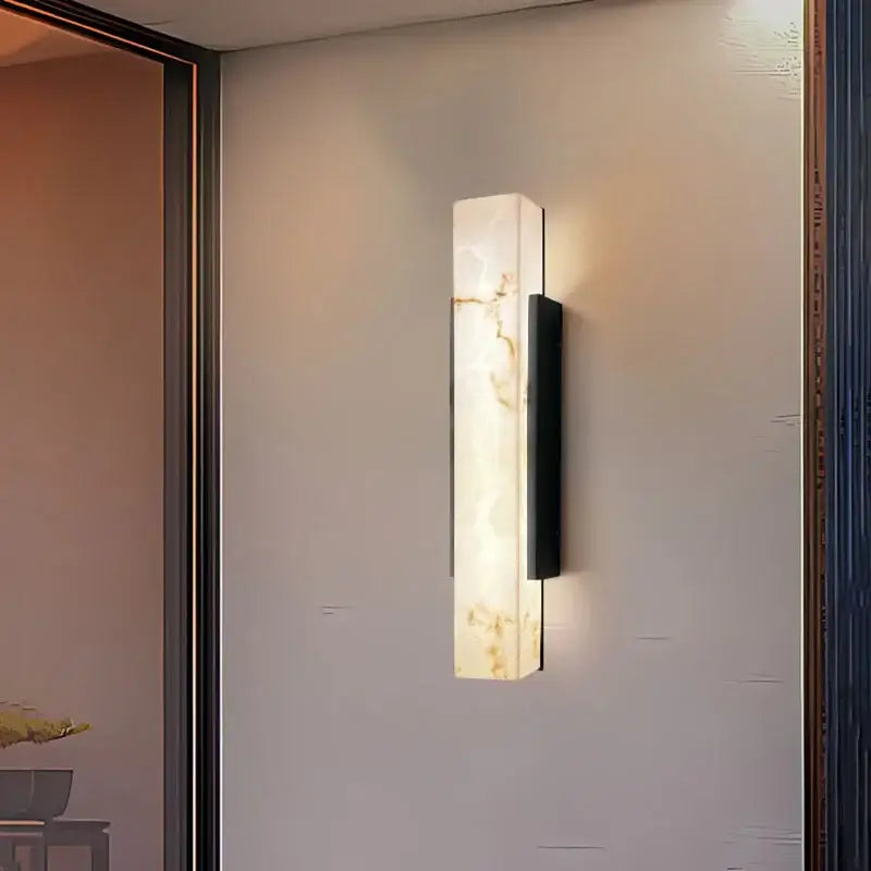 Applique Murale LED Extérieur Effet Marbre