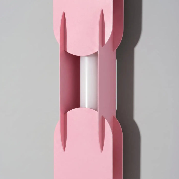 Applique murale CHAIN rose éteinte, détail des maillons