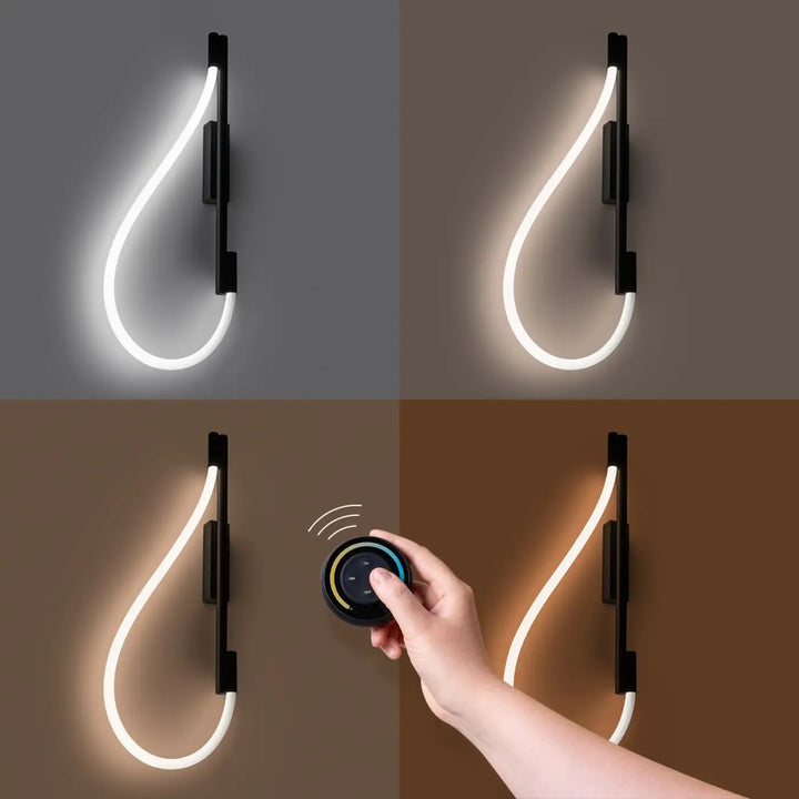Applique Murale | GALAKSE LED 2700-6500K (Noir)