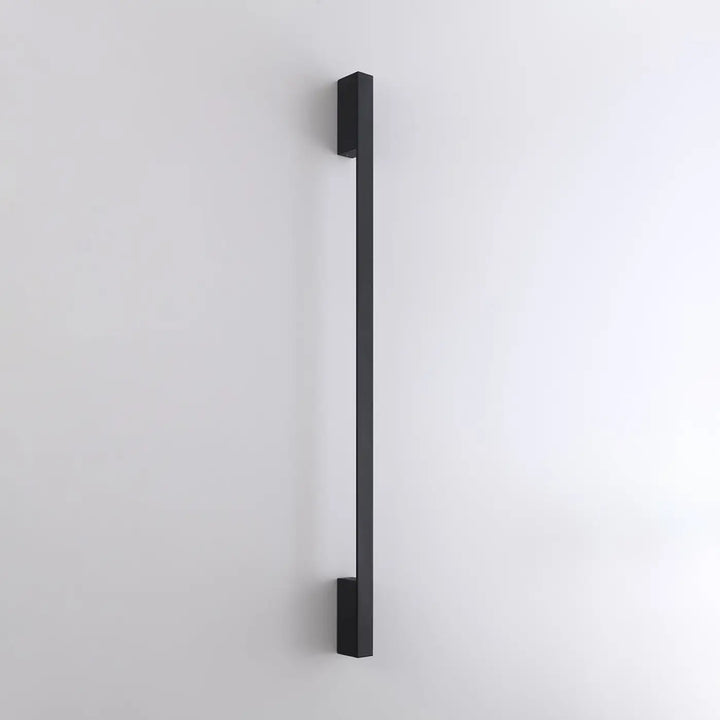 Applique murale sappo m 4000k noir finition mate en aluminium noir avec embouts carrés idéale pour solutions imprévisibles