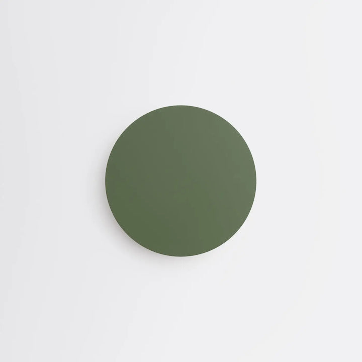 Applique murale seule borgen 3000k en vert olive présente un design moderne pour éclairage mural élégant