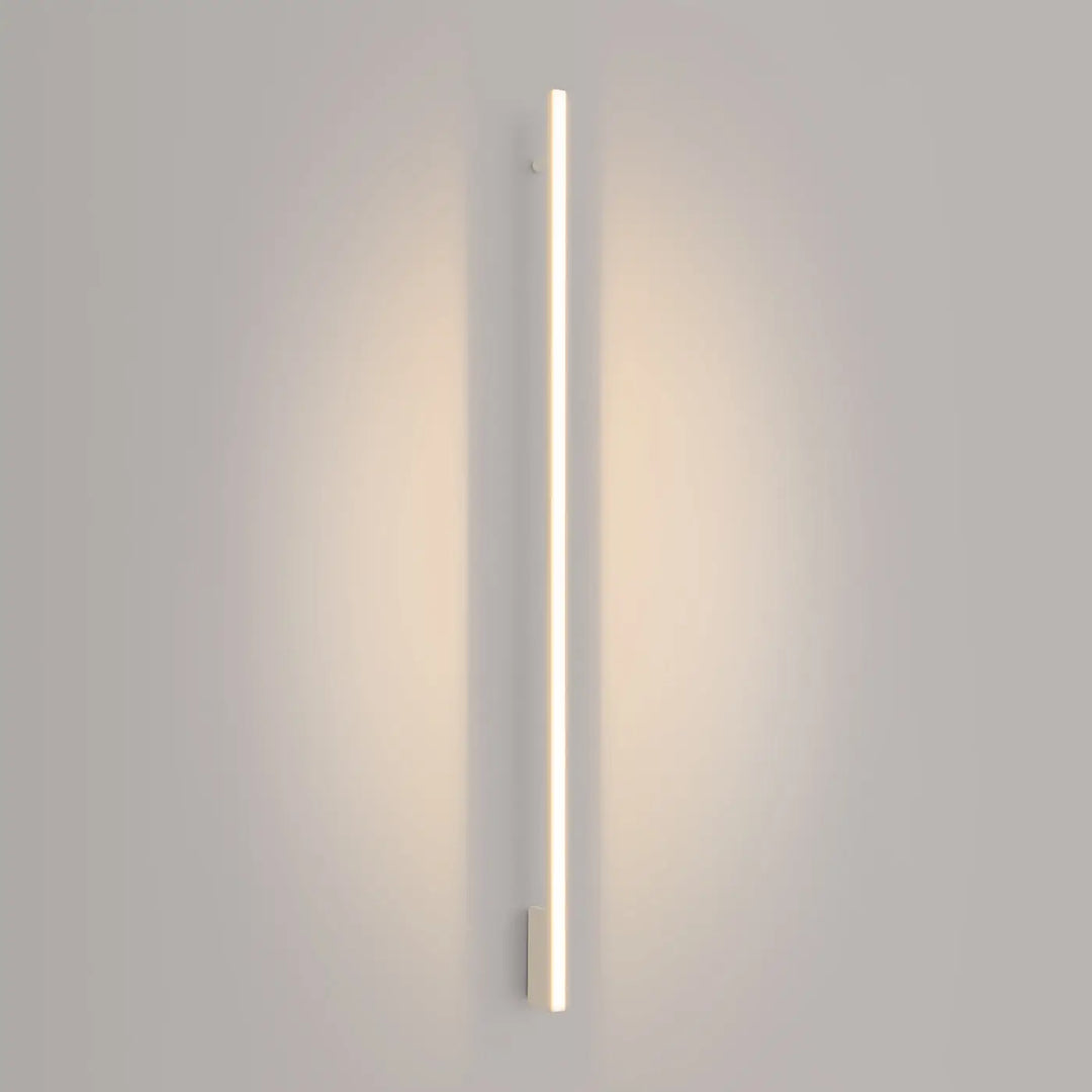 Applique murale LAGOM beige allumée, détail du diffuseur