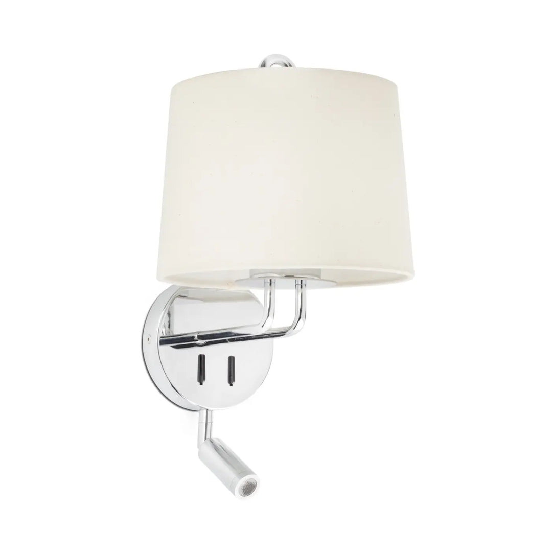 Applique murale Montreal abat-jour beige de Faro Barcelona