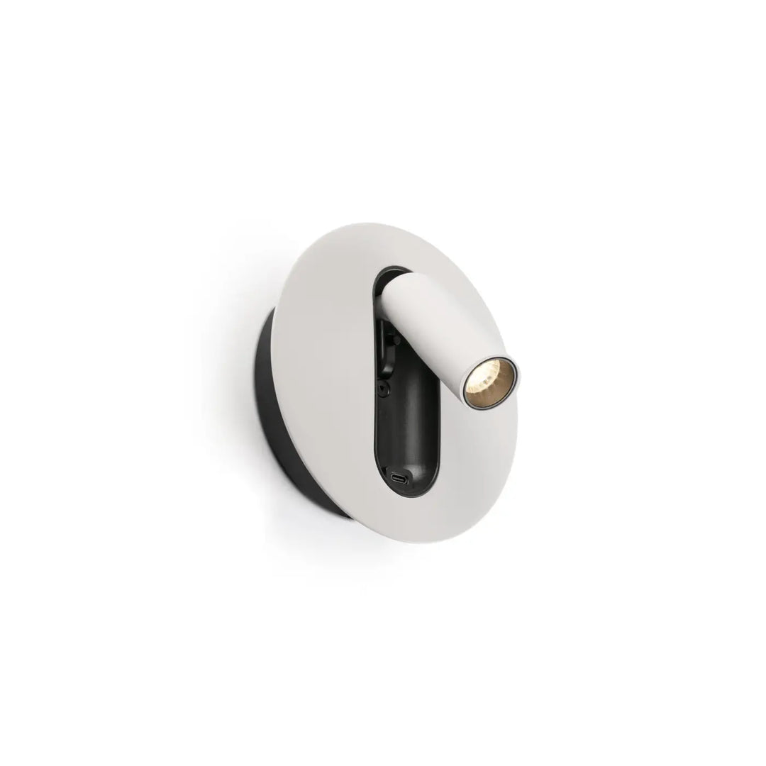 Applique liseuse Timit USB-C blanche de Faro Barcelona