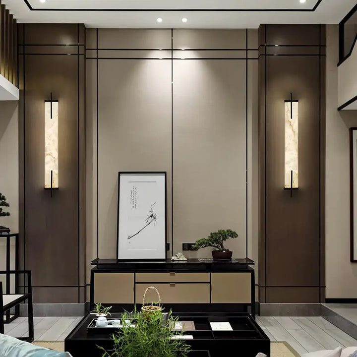 Applique Murale Marbre Blanc à Forme Rectangulaire