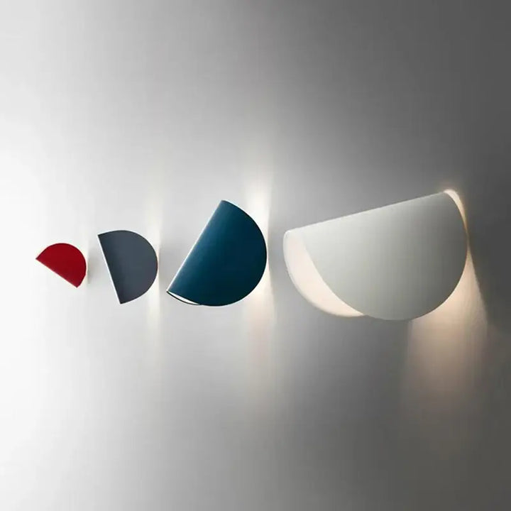 Applique Murale Moderne En Forme De Disque Courbé