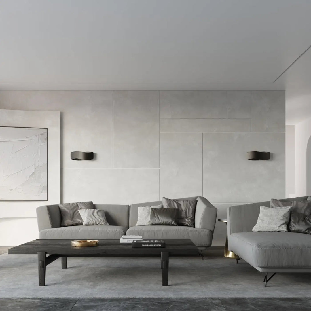 Applique murale tila 30 noir avec design original et luminaire tila pour un luminaire intemporel moderne