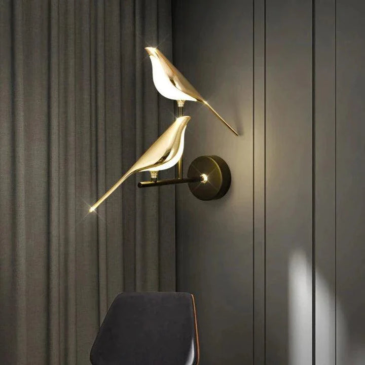 applique mural chambre oiseau 