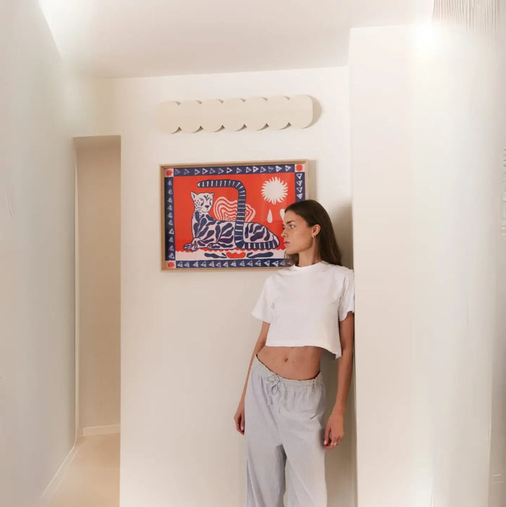 Applique murale BISCUIT beige dans un intérieur