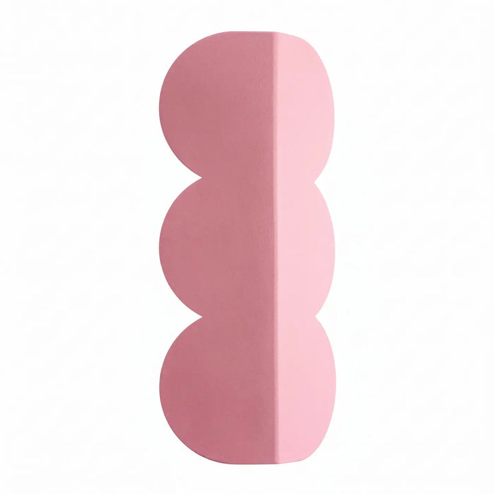 Applique murale BISCUIT rose vue d'ensemble