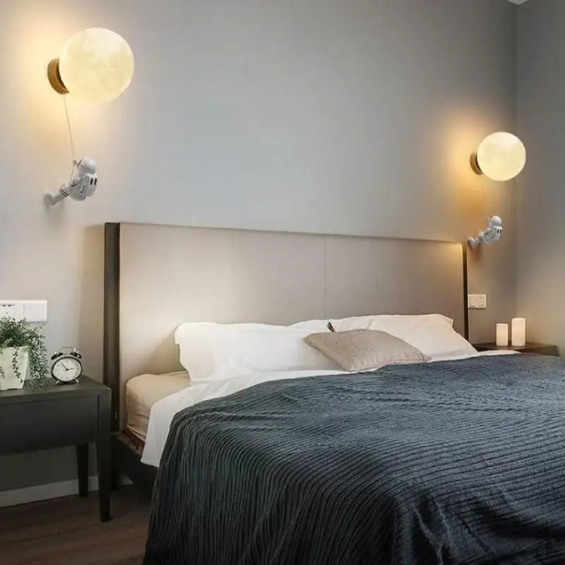 Applique Murale Planète Sphérique Multicolore