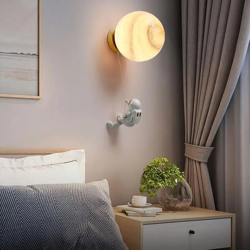 Applique Murale Planète Sphérique Multicolore