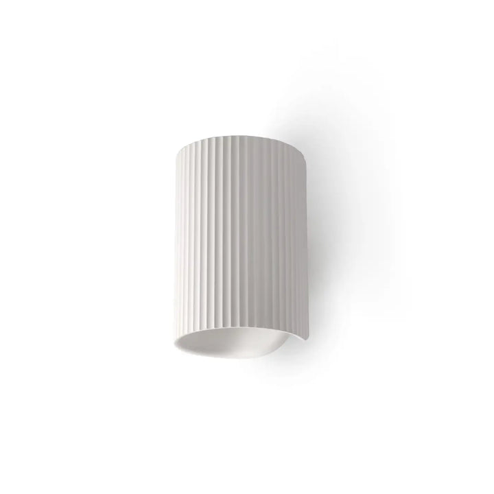 Applique murale Trama 1L en plâtre blanc de Faro Barcelona