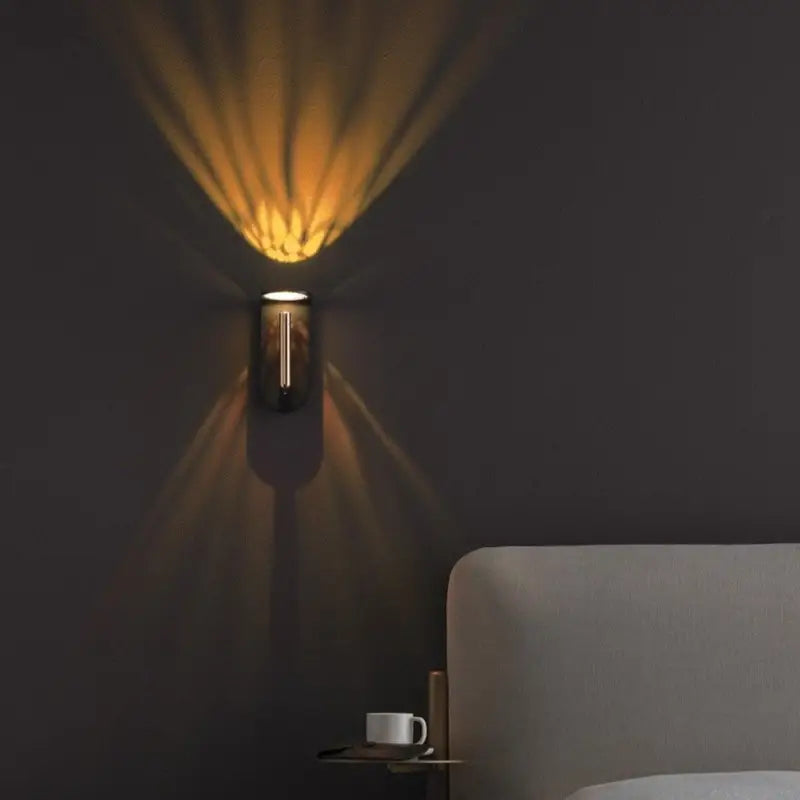 Applique Murale Projecteur De Flammes Demi-Cercle