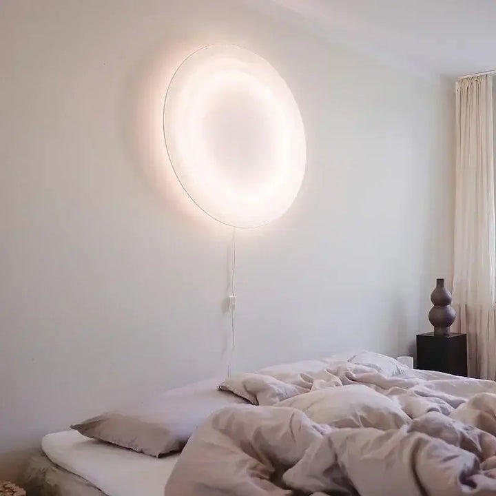 Applique Murale Ronde Haut De Gamme Multicolore Et Dimmable