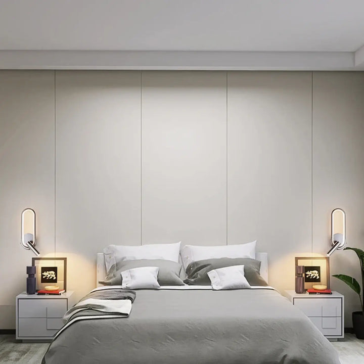 Applique Murale Ronde ou Ovale pour Tête de Lit Design