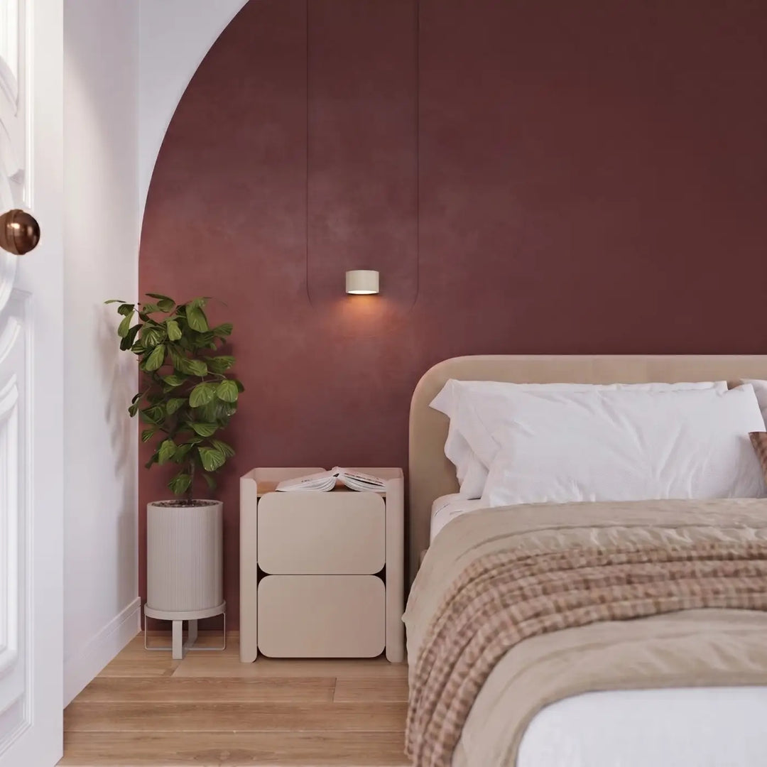 Applique murale beige dans un intérieur contemporain