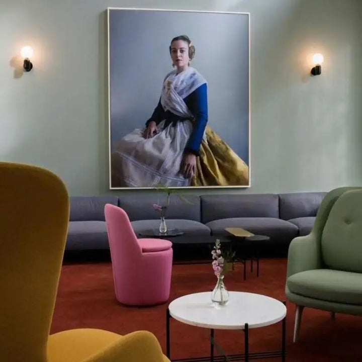 Applique Murale Simple Noire Au Style Contemporain