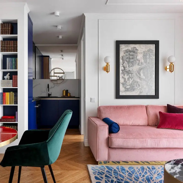 Applique Murale Simple Noire Au Style Contemporain