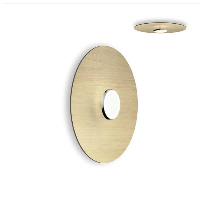 Applique murale Sky Dome, abat-jour en chêne, 61 cm