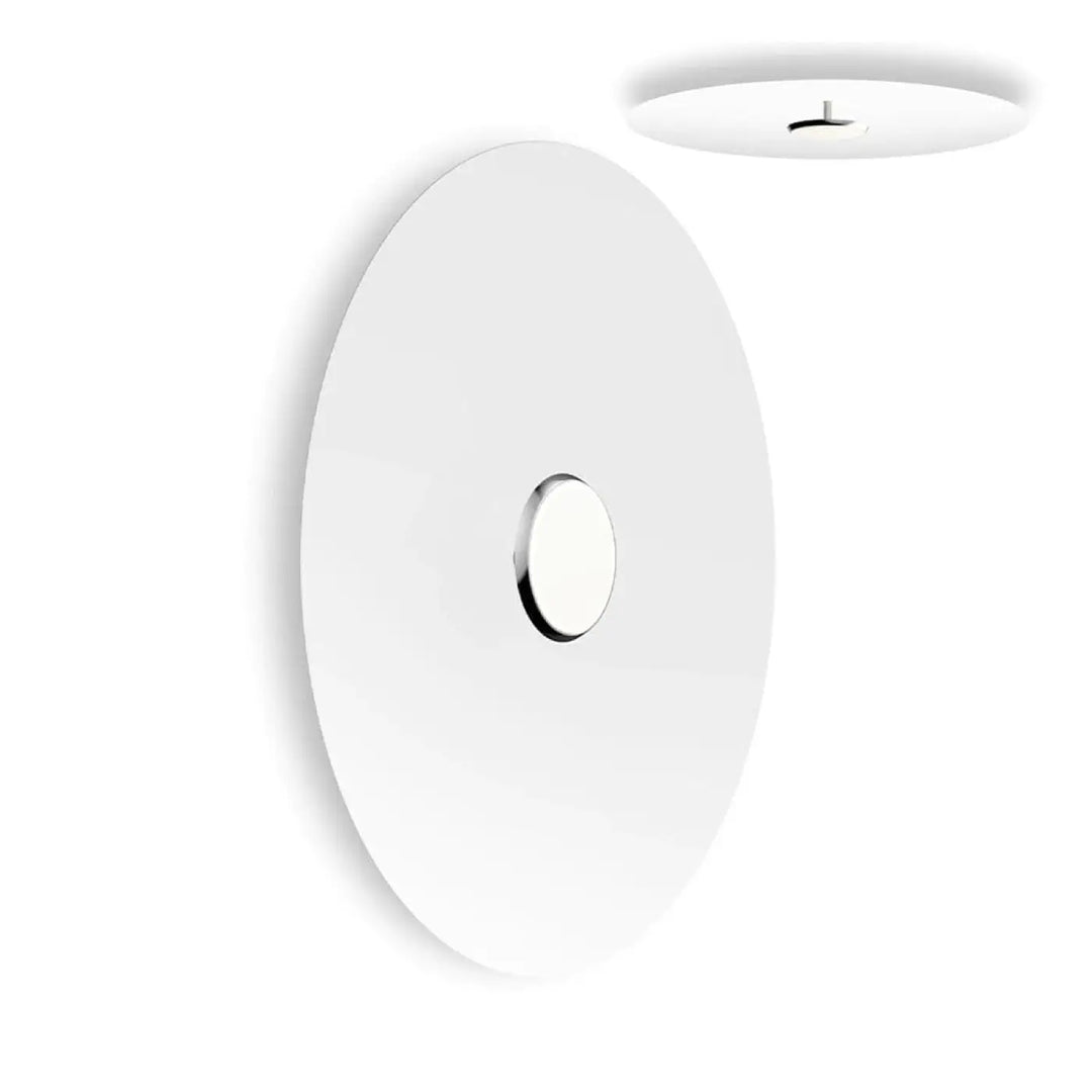 Applique murale Sky Dome, abat-jour blanc, 81 cm