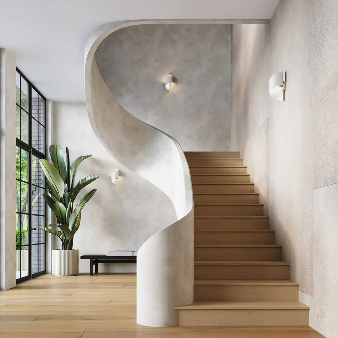 Applique murale blanc dans un intérieur contemporain