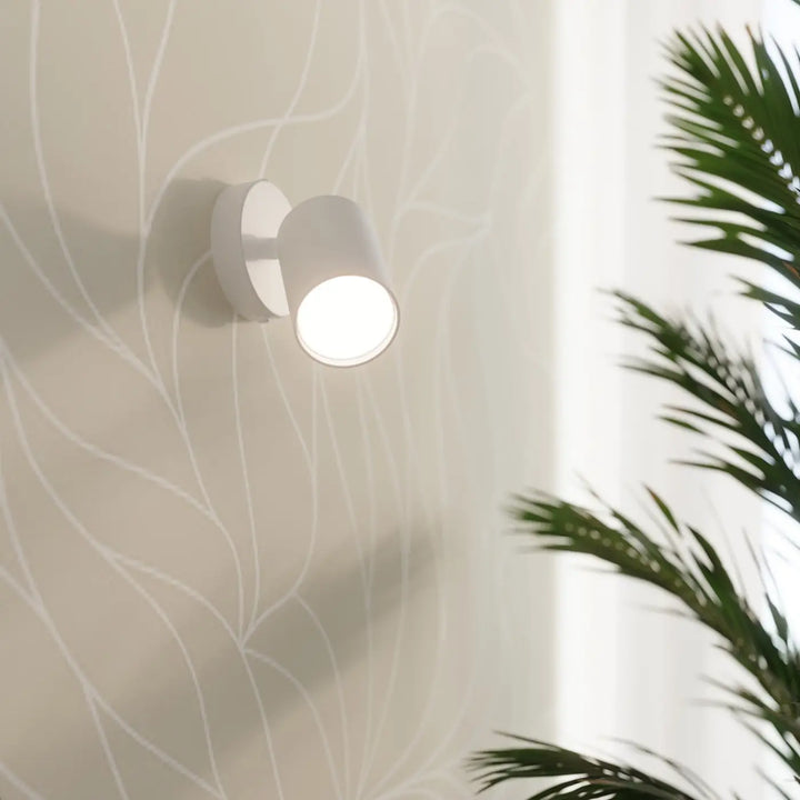 Applique murale blanc vue rapprochée dans son décor