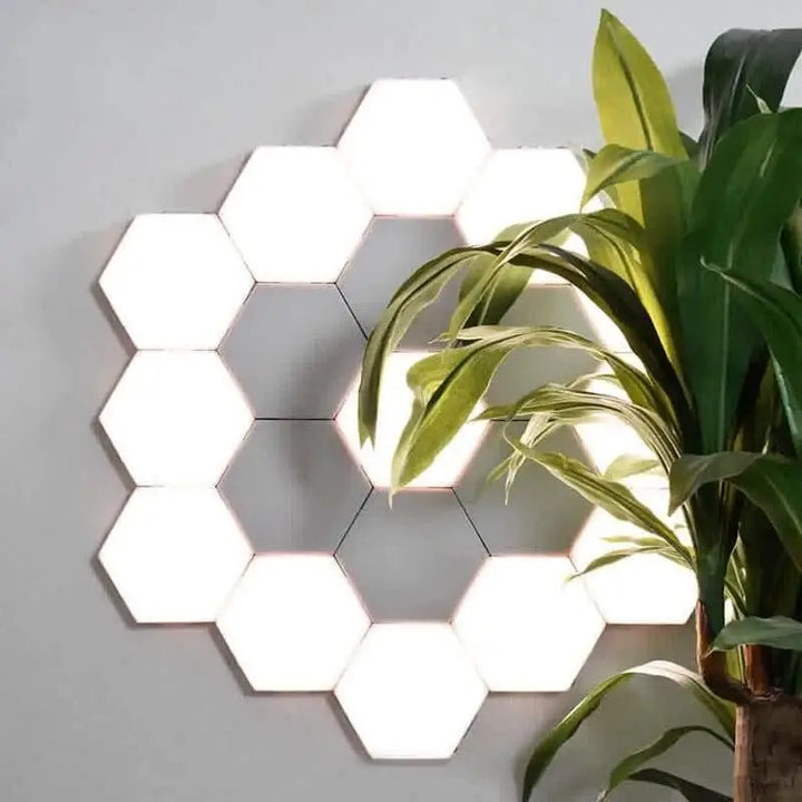 Applique Murale Tactile Design Hexagonal En Acrylique