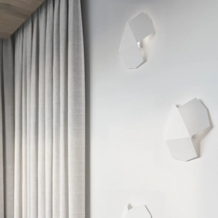 Applique murale blanc vue rapprochée dans son décor