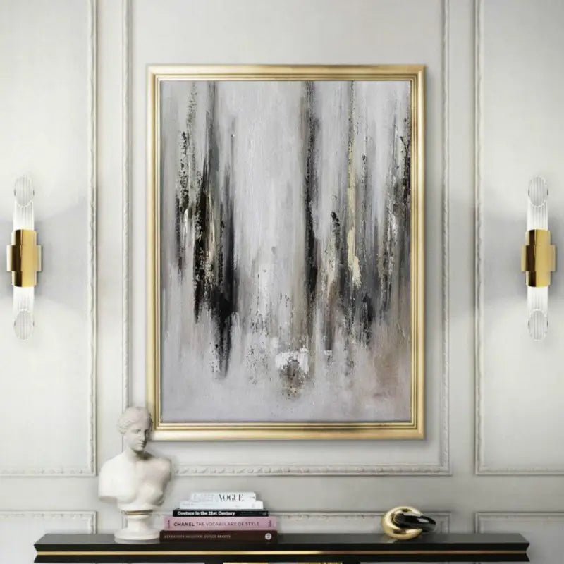 Applique Murale Tube Verre Aluminium Doré Élégante