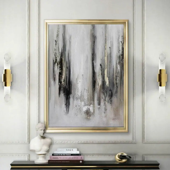 Applique Murale Tube Verre Aluminium Doré Élégante