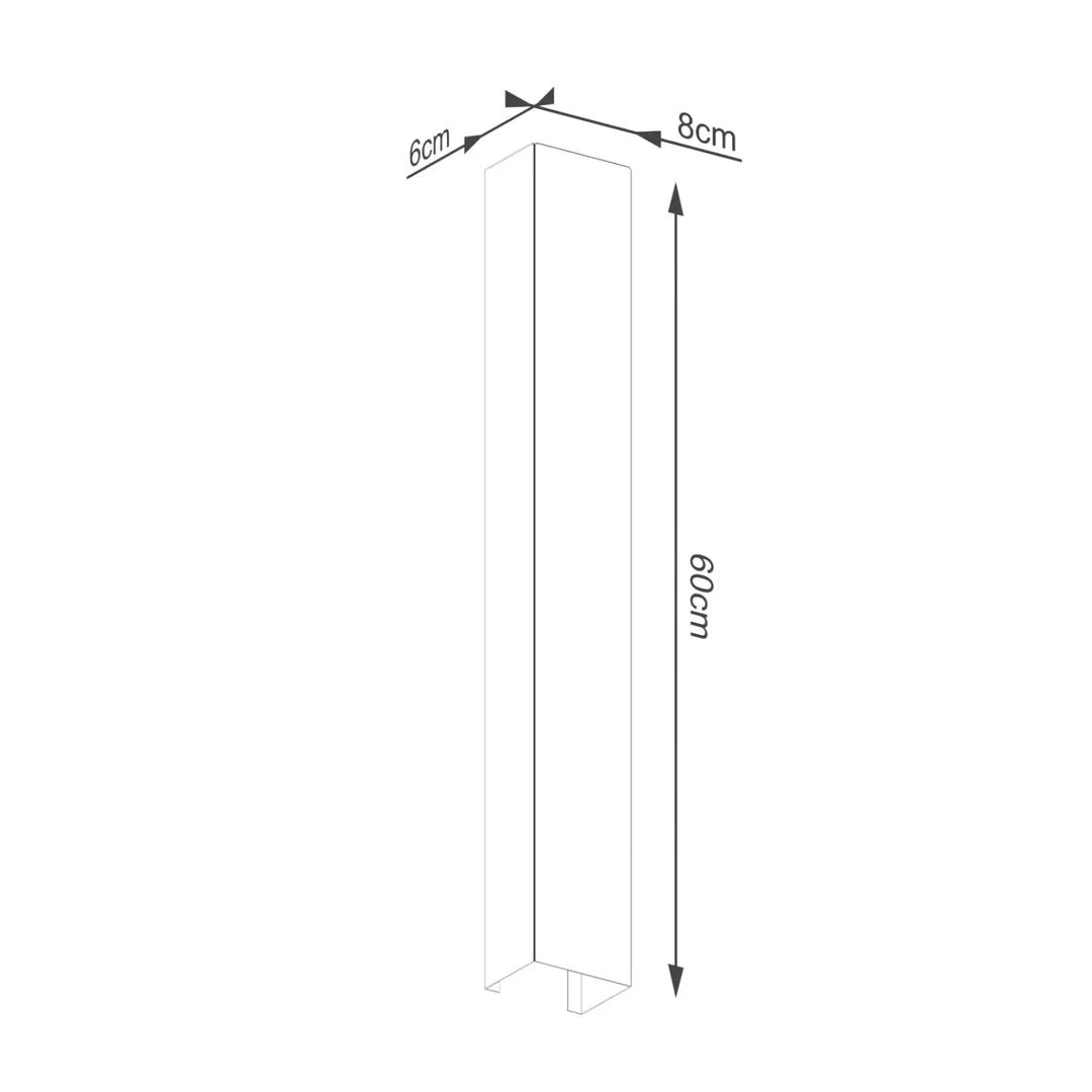 Applique murale freya 60 vert olive 60cm hauteur 8cm largeur finition blanche minimale collection cinq coloris