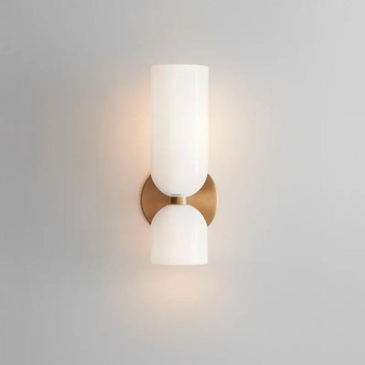 Applique murale verticale en verre style contemporain