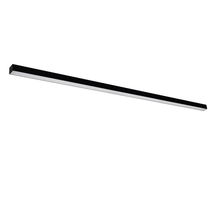 Applique murale pinne 200 noir en led linéaire noir et argent avec paramètres d’éclairage et différentes tailles disponibles