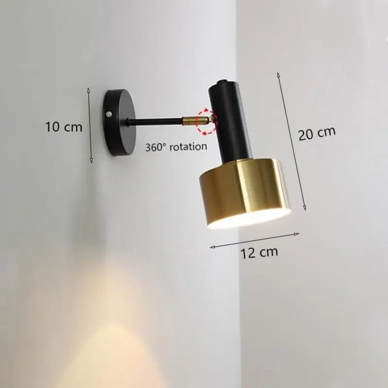 Appliques Murales Laiton En Aluminium